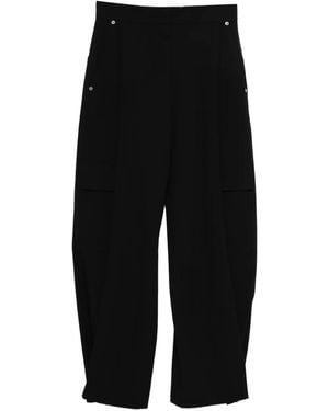 Loewe Wool Cargo Trousers - Black