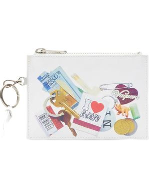VAQUERA Zip-Fastening Purse - White