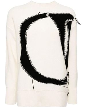 Off-White c/o Virgil Abloh Ow Maxi Logo Jumper - Black
