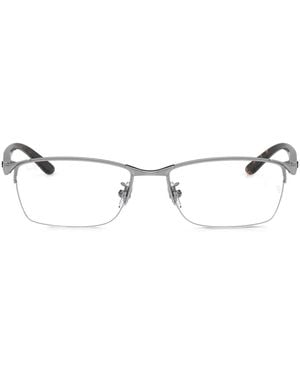 Ray-Ban Gafas Con Montura Rectangular - Metálico