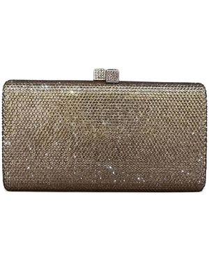 Serpui Crystal-Embellished Clutch Bag - Grey