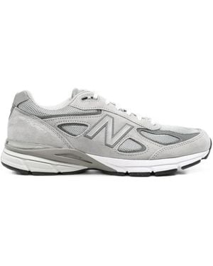 New Balance 990V4 Low-Top Sneakers - White
