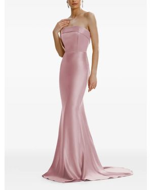 Framboise Robe-Bustier Longue Dhara - Pink