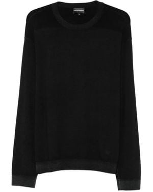 Emporio Armani Wool Pullover - Black