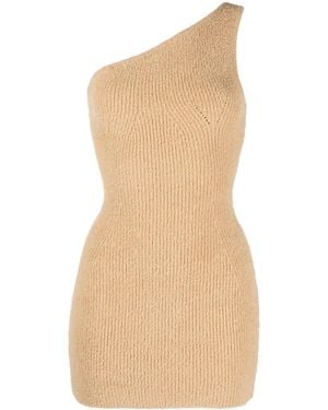 Wardrobe NYC X Hailey Bieber One-Shoulder Dress - Natural