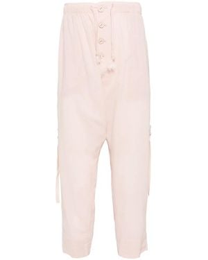 Undercover Drop-Crotch Trousers - Pink