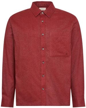 Calvin Klein Logo-Embroidered Chest-Pocket Shirt