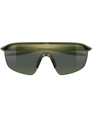 Maui Jim Geometric-Frame Sunglasses - Green