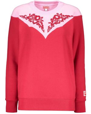 KENZO Western Flower Sweatshirt - Red