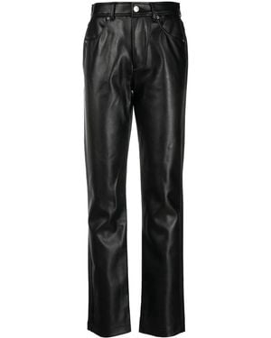 DIESEL P-Arcy-A Faux-Leather Trousers - Black
