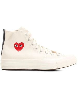 COMME DES GARÇONS PLAY X Converse Chuck Taylor All Star Heart-Print Trainers - Pink