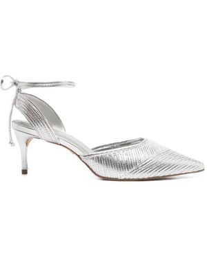 Carrano Pointed-Toe Ankle-Strap Court Shoes - White