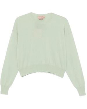Twinset Ribbed-Trim Sweatshirt - Green