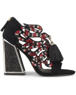 Kat Maconie Aya Saba Sandalen Mit Quasten - Schwarz