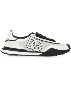 Dolce & Gabbana Dg Athletic Logo-Patch Sneakers - White