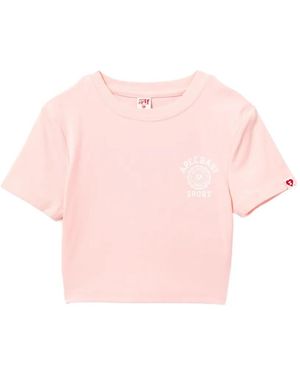 AAPE BY A BATHING AP Graphic-Print T-Shirt - Pink