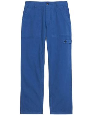 Fortela Patch Pocket Pants - Blue
