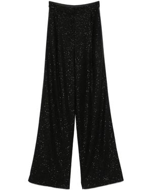 Max Mara Wool Blend Trousers - Black