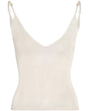 Jacquemus La Maille Spallina トップ - ホワイト