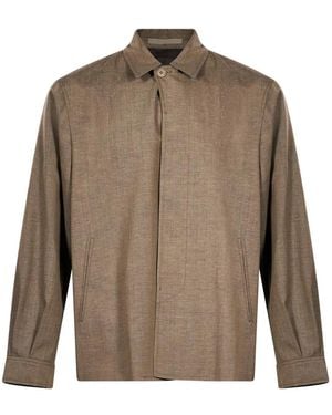 Our Legacy Pack Button-Up Collared Jacket - Brown