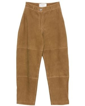 Rohe Suede Paneled Pants - White