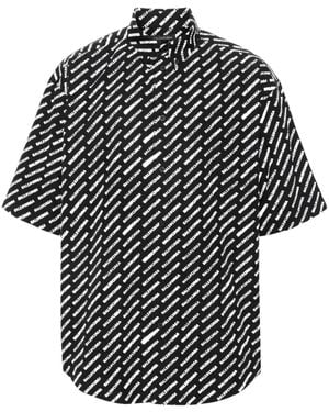 Balenciaga Stencil シャツ - グレー
