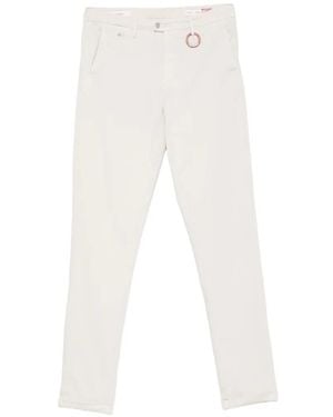 Sartoria Tramarossa Luis Logo-Plaque Trousers - White