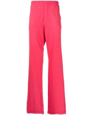 DSquared² Straight-Leg Logo Trousers - Red
