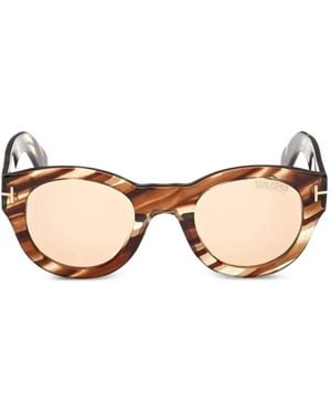 Tom Ford Tortoiseshell Sunglasses - Natural