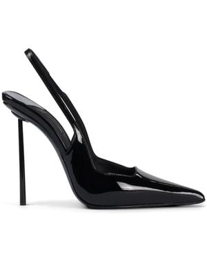 Le Silla 120Mm Amelia Slingback Heeled Court Shoes - Black