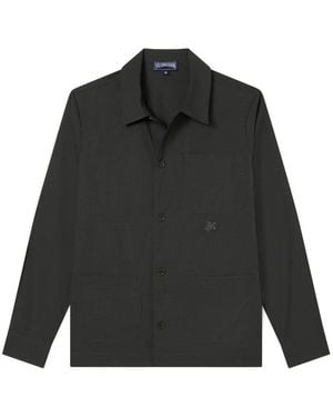 Vilebrequin Micro Carreaux Overshirt - Black