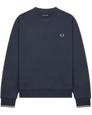 Fred Perry クルーネック スウェットシャツ - ブルー