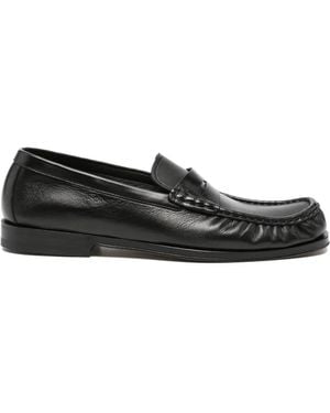 Henderson Hugo Leather Loafers - Black