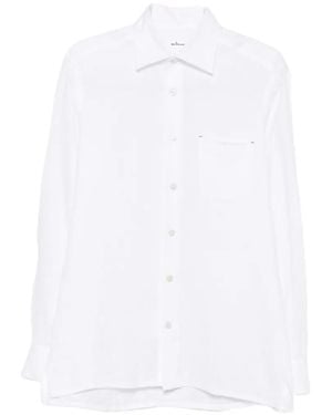 Kiton Chest-Pocket Shirt - White