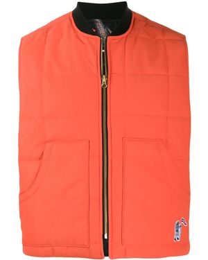 BBCICECREAM Reversible Padded Gilet - Orange