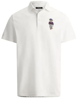 Ralph Lauren Polo Bear Short-Sleeve Polo Shirt - White