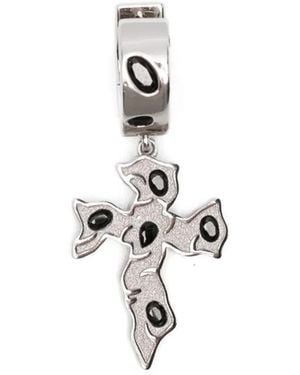 DARKAI Orecchini Tipsy Cross - Bianco