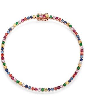 Anita Ko Small Hepburn Multi-Stone Bracelet - Metallic