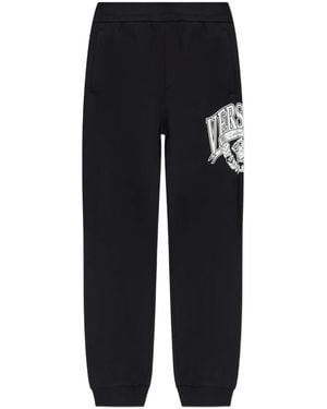 Versace Medusa-Logo Joggers - Blue