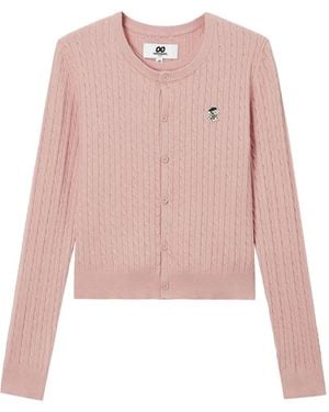 Chocoolate Set Cardigan E Canotta - Rosa