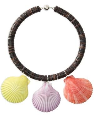 Julietta Collana Mare Con Pendente Conchiglia - Marrone