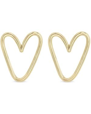 Zoe Chicco Orecchini Open Heart - Metallizzato