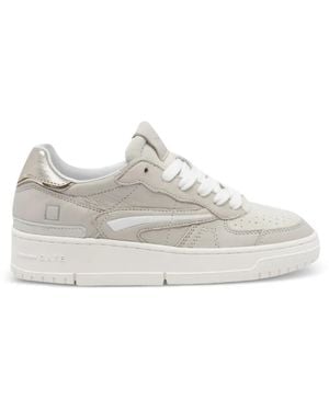 Date Torneo Sneakers Mit Metallic-Besatz - Weiß