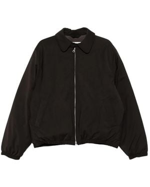 Our Legacy Pinstriped Puffer Jacket - Black
