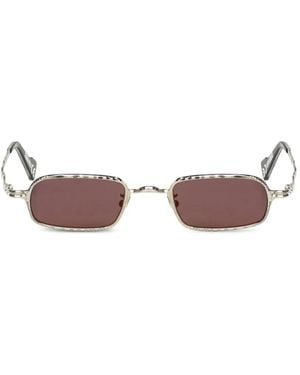 Kuboraum Z18 Rectangle-Frame Sunglasses - Pink