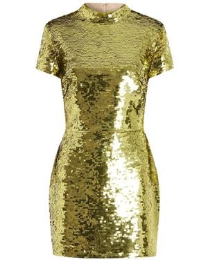 16Arlington Iona Sequin Mini Dress - Green