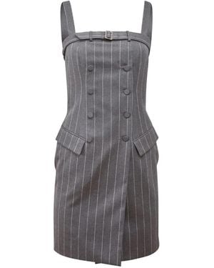 Fleur du Mal Maxwell Minikleid - Grau