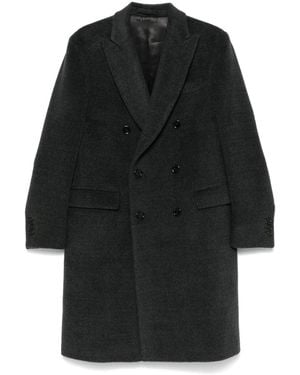 Lardini Virgin Wool Coat - Black