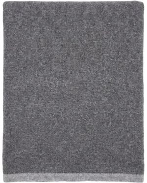 Fedeli Sciarpa Open Con Design Color-Block - Grigio