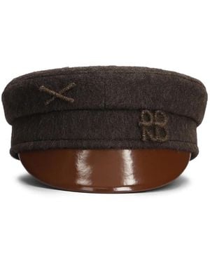 Ruslan Baginskiy Cappello Baker Boy Con Logo - Marrone